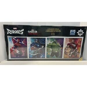 Marvel Rivals, Gamer Verse, 4 Puzzles- 4 Marvel Characters NEW SEALED Free Ship